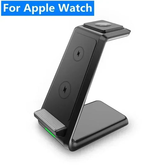 3 in 1 100W Wireless Charger Stand Fast Charging Dock Station Pad for Iphone 16 15 14 13 12 Pro Max Iwatch Samsung S24 S23 S22